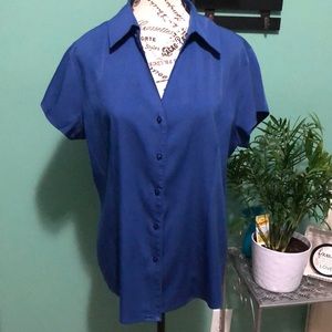 Cato blue blouse